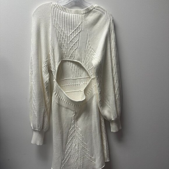 Free People Emmaline Mini Back Cut-Out White NWT!! - Picture 3 of 3